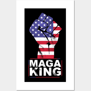 MAGA KING Posters and Art